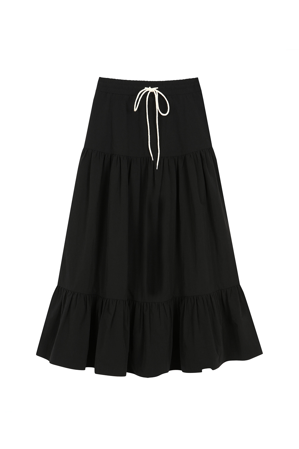 CAN CAN LONG SKIRT - BLACK