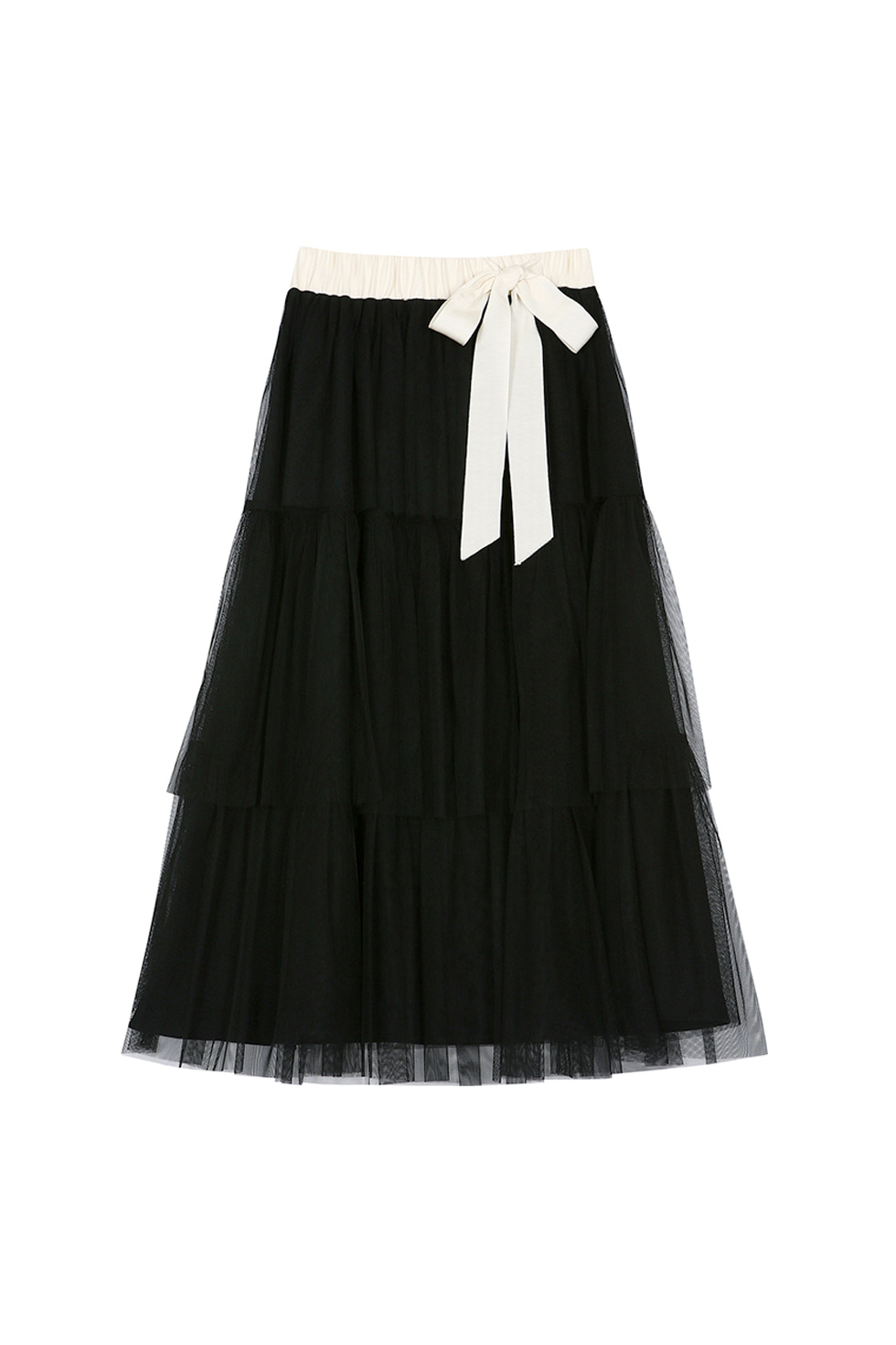 CAN-CAN TULLE SKIRT - BLACK